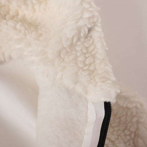 プラダ PRADA フリース クロップド ダブルフリース ジャケット Size:XS ジャケット ホワイト WS15902