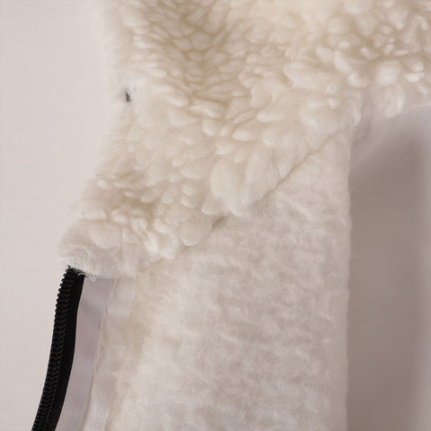 プラダ PRADA フリース クロップド ダブルフリース ジャケット Size:XS ジャケット ホワイト WS15902