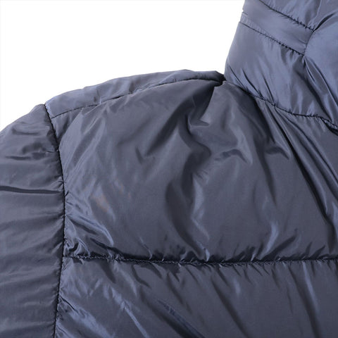 PRADA Feather 2018 Logo Down Jacket Jacket Navy WS15903
