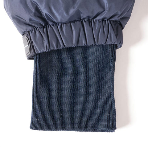 PRADA Feather 2018 Logo Down Jacket Jacket Navy WS15903