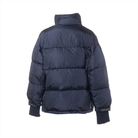 PRADA Feather 2018 Logo Down Jacket Jacket Navy WS15903