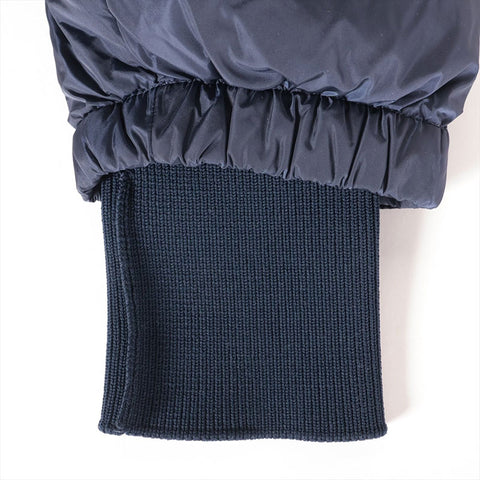 PRADA Feather 2018 Logo Down Jacket Jacket Navy WS15903