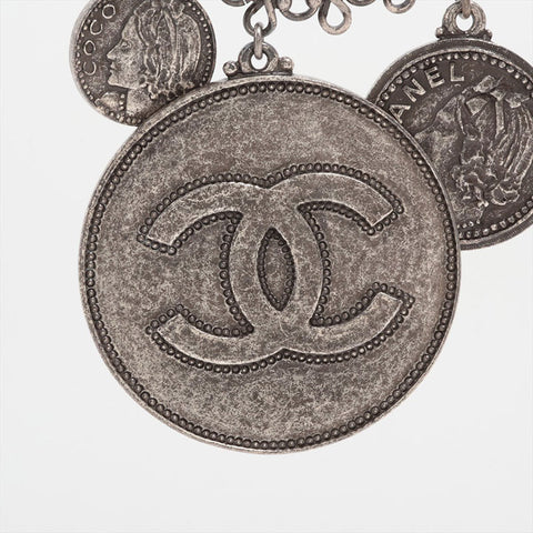 シャネル CHANEL メダル ココマーク 03P マドモアゼル 2003年 ネックレス シルバー WS15914