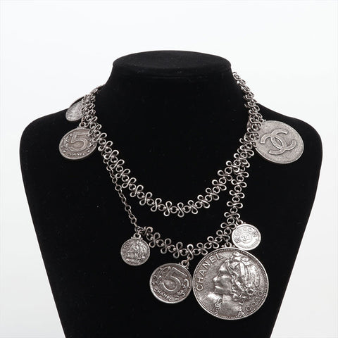 シャネル CHANEL メダル ココマーク 03P マドモアゼル 2003年 ネックレス シルバー WS15914
