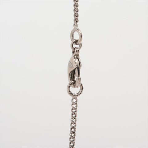 シャネル CHANEL 07V 2007 ココマーク ラインストーン ネックレス シルバー WS15917