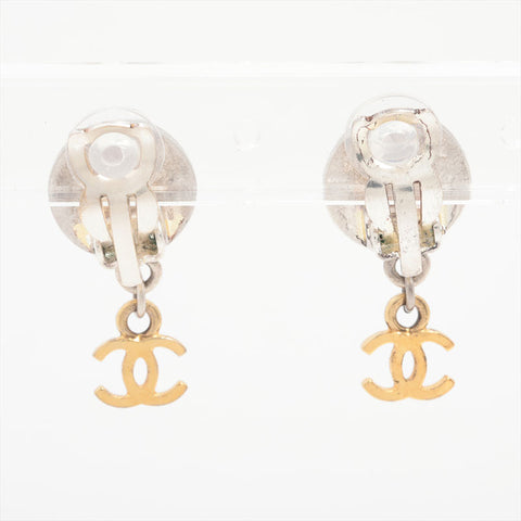 CHANEL 97P COCO Mark 1997 Coin Earring gold WS15919