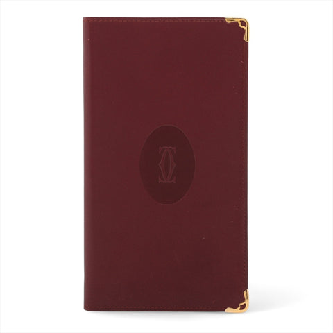 CARTIER Must de Cartier Bifold Wallet Bordeaux WS15945