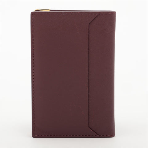 CARTIER Must de Cartier business card holder Card Case Bordeaux WS15947