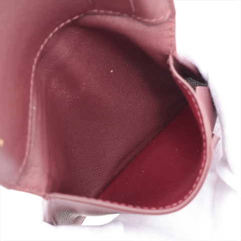 CARTIER Must de Cartier business card holder Card Case Bordeaux WS15947