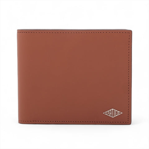 CARTIER leather Bifold Wallet Brown WS15948