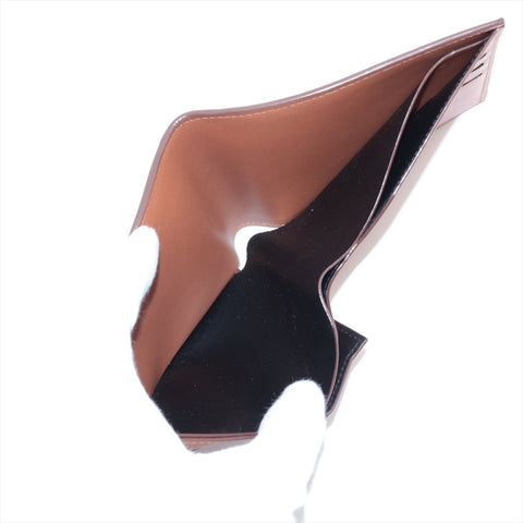 CARTIER leather Bifold Wallet Brown WS15948