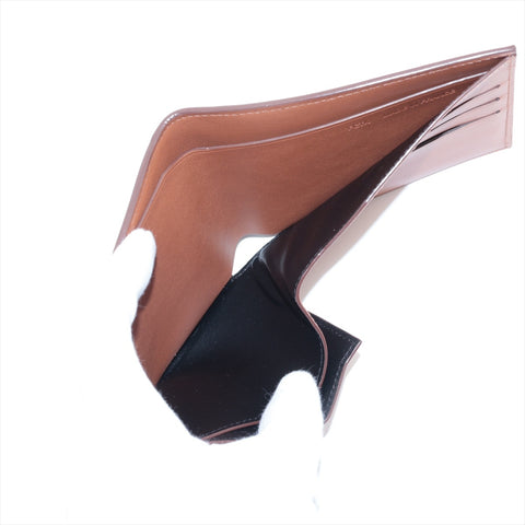 CARTIER leather Bifold Wallet Brown WS15948