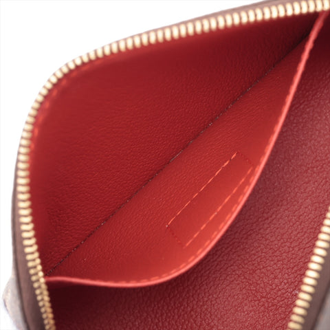LOUIS VUITTON 2003 Cosmetic PM Damier Pochette Pouch Brown WS15956