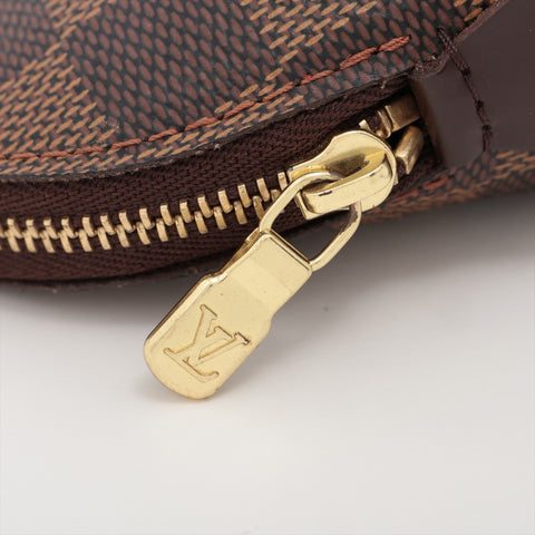 LOUIS VUITTON 2003 Cosmetic PM Damier Pochette Pouch Brown WS15956