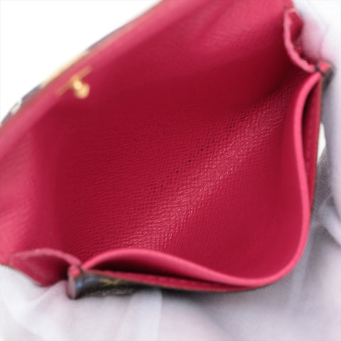 LOUIS VUITTON 2009 Monogram Multicolor Envelope Coin case Noir WS15958