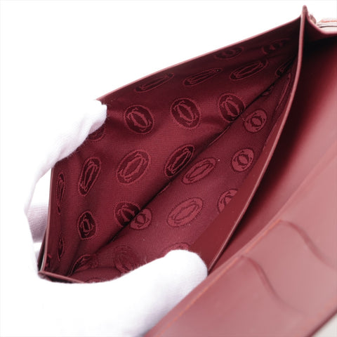 CARTIER Must de Cartier Bifold Wallet Bordeaux WS15959