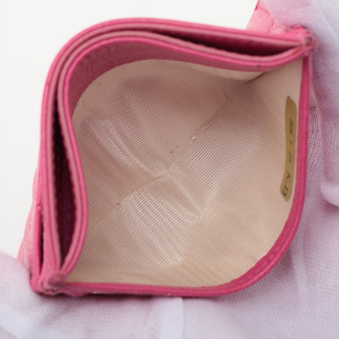 CHANEL No. 21 2015-2016 Caviar Matelasse COCO Mark Card Case pink WS15963
