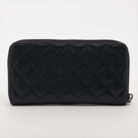 CHANEL No. 26 2018-2019 Caviar COCO Mark Matelasse Purse black WS15964