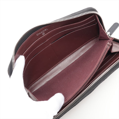 CHANEL No. 26 2018-2019 Caviar COCO Mark Matelasse Purse black WS15964