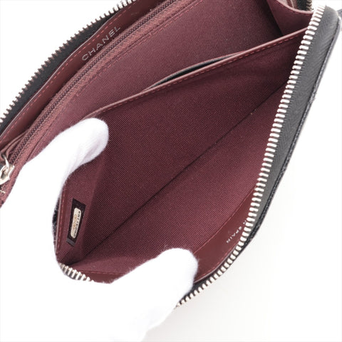 CHANEL No. 26 2018-2019 Caviar COCO Mark Matelasse Purse black WS15964