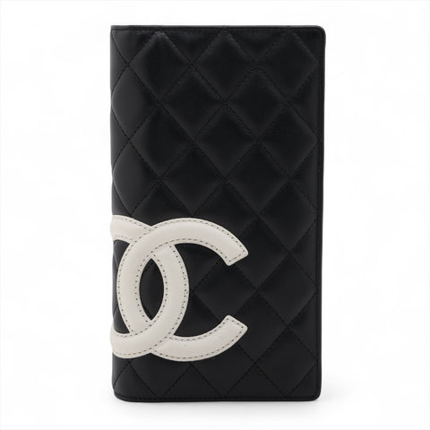 CHANEL No. 12 2008-2009 Cambon Line Matelasse Purse black WS15965