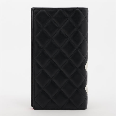 CHANEL No. 12 2008-2009 Cambon Line Matelasse Purse black WS15965