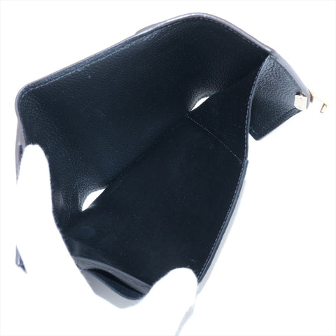 LOUIS VUITTON 2020 Monogram Portefeuille Pallas Compact Tri-fold wallet black WS15971