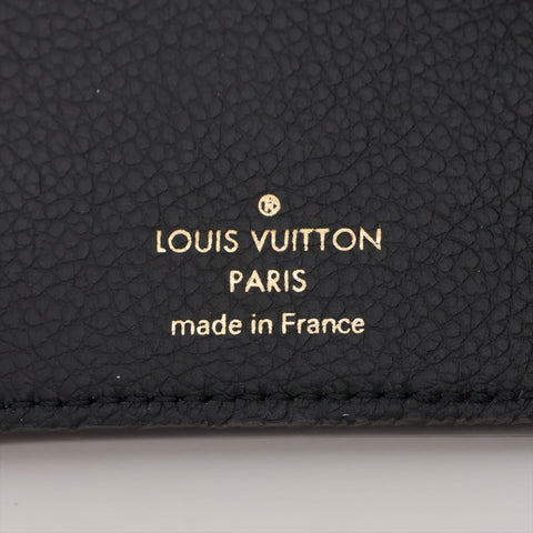 LOUIS VUITTON 2020 Monogram Portefeuille Pallas Compact Tri-fold wallet black WS15971