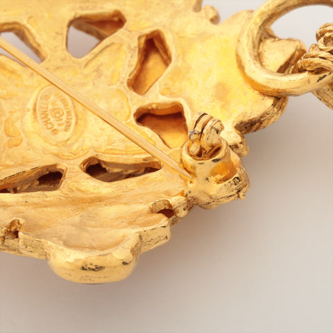 CHANEL Gripoa Fringe 94A 1994 Brooch gold WS15980