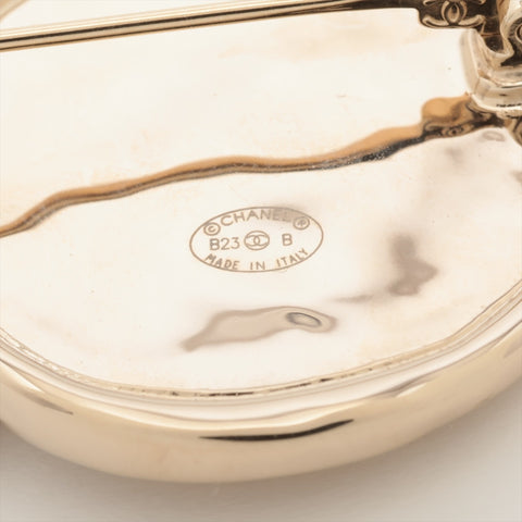 CHANEL B23V COCO Mark Star Rhinestone 2023 Brooch gold WS15987