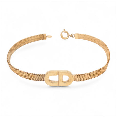 Christian Dior CD logo bracelet gold WS15995