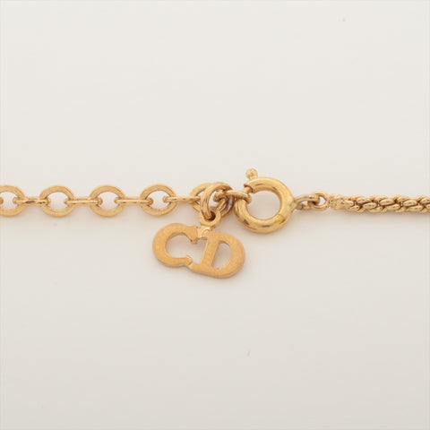 Christian Dior CD logo Necklace gold WS15996