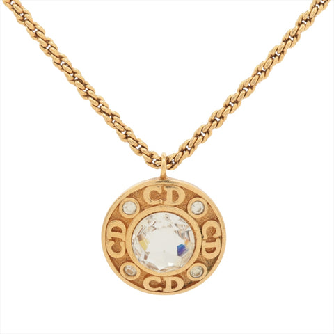 Christian Dior logo Necklace gold WS16002