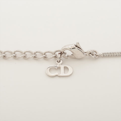 Christian Dior Trotter plate Necklace pink WS16005