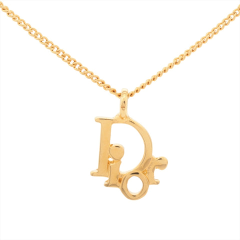 Christian Dior logo Necklace gold WS16006