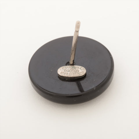 CHANEL 00A 2000 COCO Mark Rhinestone Pierce black WS16012