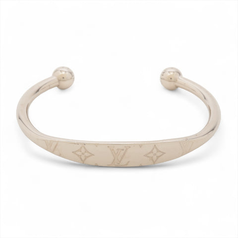 LOUIS VUITTON Monogram Jonk Monogram 2011 bracelet Silver WS16016