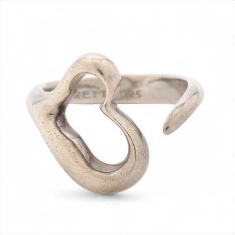 TIFFANY&Co. 925 Open Heart No. 8 Ring Silver WS16023