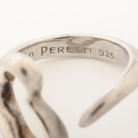 TIFFANY&Co. 925 Open Heart No. 8 Ring Silver WS16023