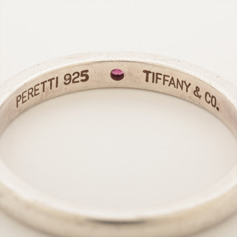TIFFANY&Co. Stacking band 925 ruby size 14 Ring Silver WS16027
