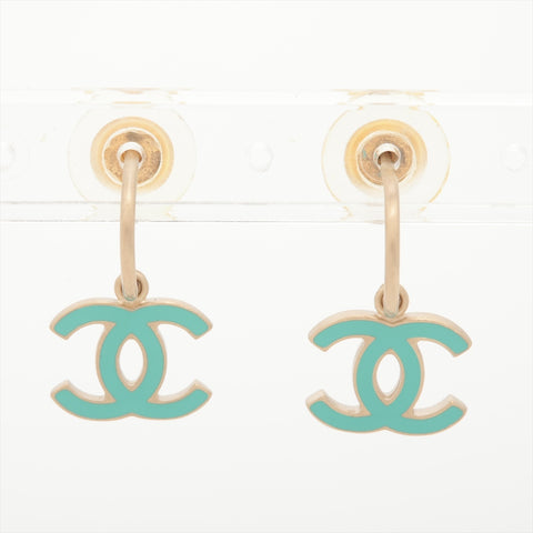 CHANEL 08C Hoop COCO Mark 2008 Pierce green WS16030