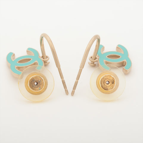 CHANEL 08C Hoop COCO Mark 2008 Pierce green WS16030