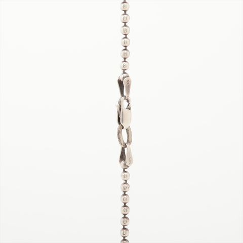 GUCCI 925 Ball Chain Caricorn Capricorn Necklace Silver WS16032