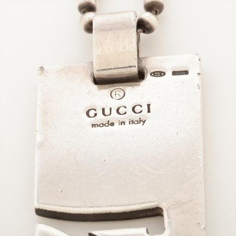 GUCCI 925 Ball Chain Caricorn Capricorn Necklace Silver WS16032