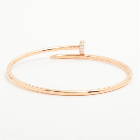 CARTIER Au750 PG Diamond Juste SM Pink Gold bracelet gold WS16038