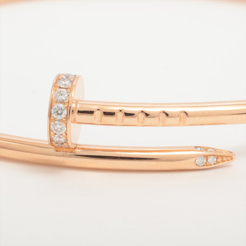 CARTIER Au750 PG Diamond Juste SM Pink Gold bracelet gold WS16038