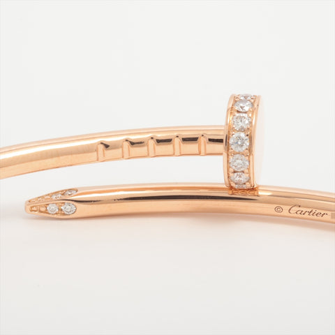 CARTIER Au750 PG Diamond Juste SM Pink Gold bracelet gold WS16038