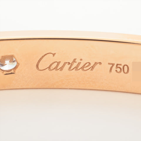CARTIER Love Bracelet 6P Au750 PG Half Diamond Pink Gold #18 bracelet gold WS16039