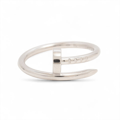 CARTIER Justo 750(WG) Ring Silver WS16041