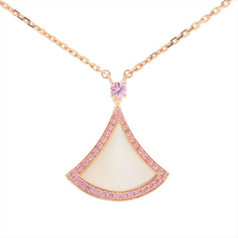 BVLGARI Diva Dream Shell Pink Sapphire Necklace 750 Necklace gold WS16044